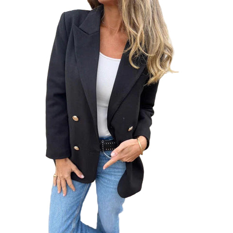 Freya Button-Up Blazer Jacket
