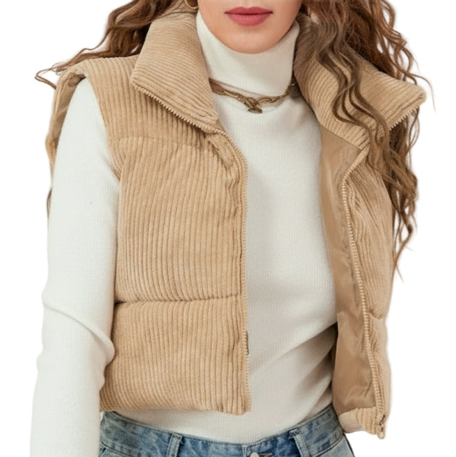 Vest Sleeveless Cotton Coat Jacket Women