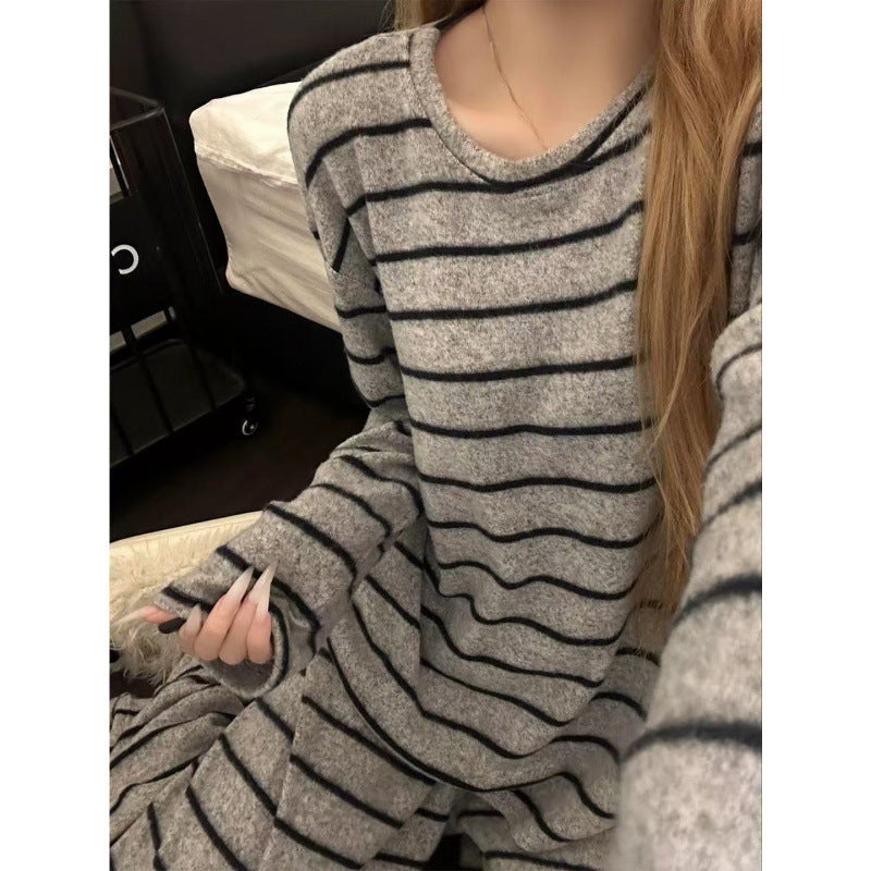 Thickened Can Be Worn Outside Ladies Home Leisure Suit