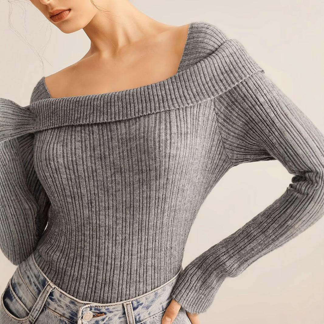 Elegant Slim Fashion Sweater Women's Clothing