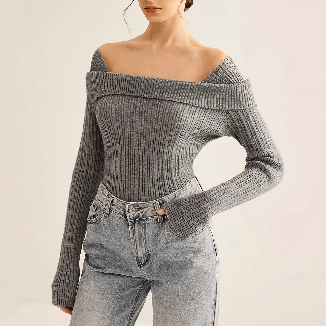 Elegant Slim Fashion Sweater Women's Clothing