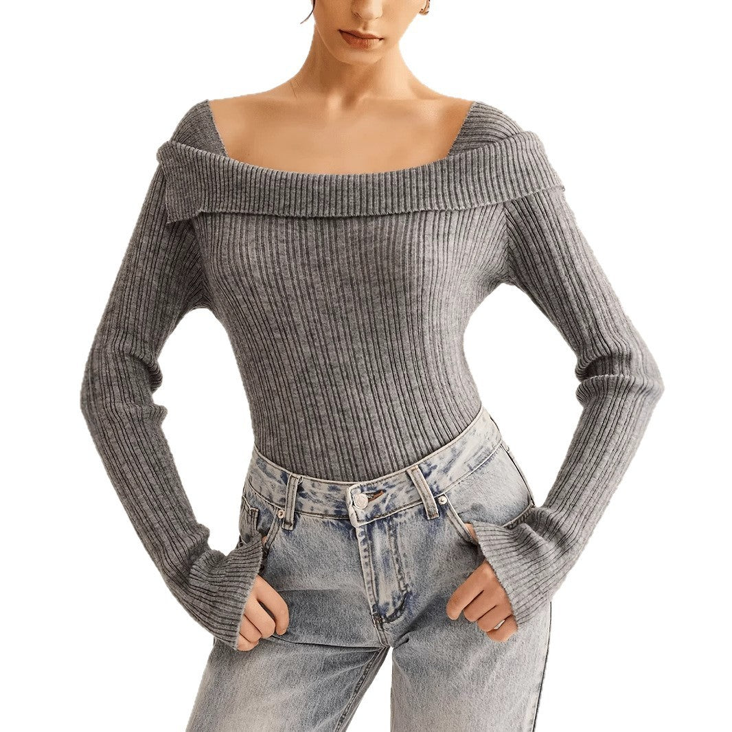 Elegant Slim Fashion Sweater Women's Clothing