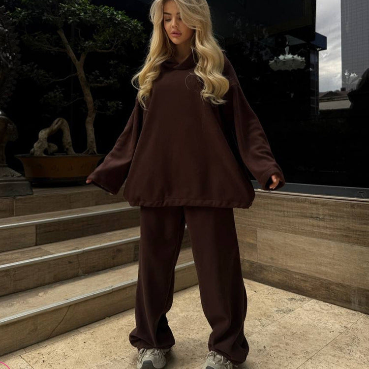 Women's Two-Piece Sweat Set Comfortable Loungewear