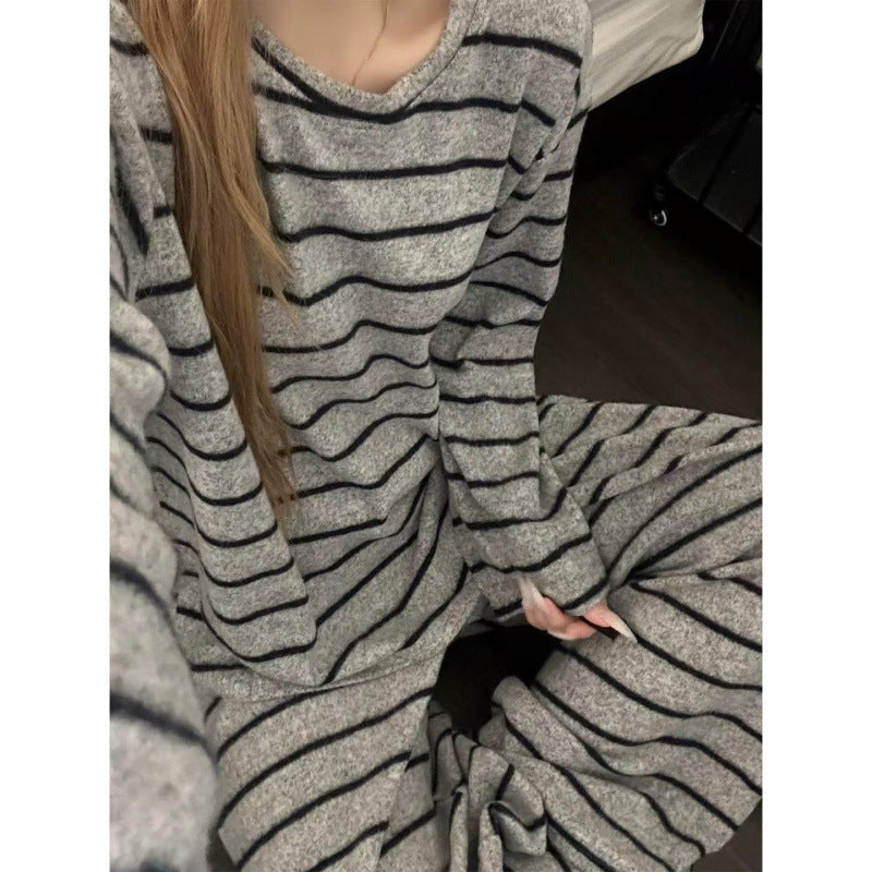Thickened Can Be Worn Outside Ladies Home Leisure Suit
