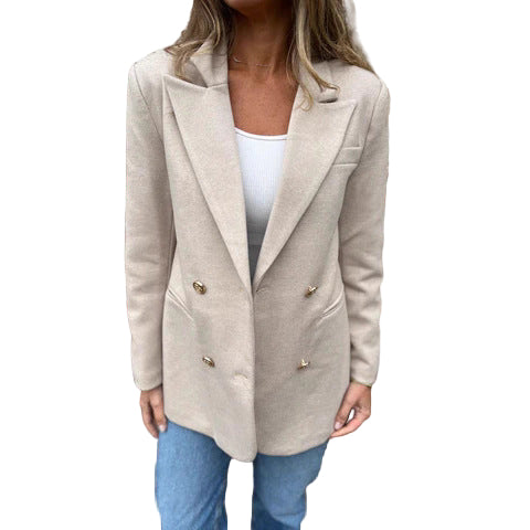 Freya Button-Up Blazer Jacket