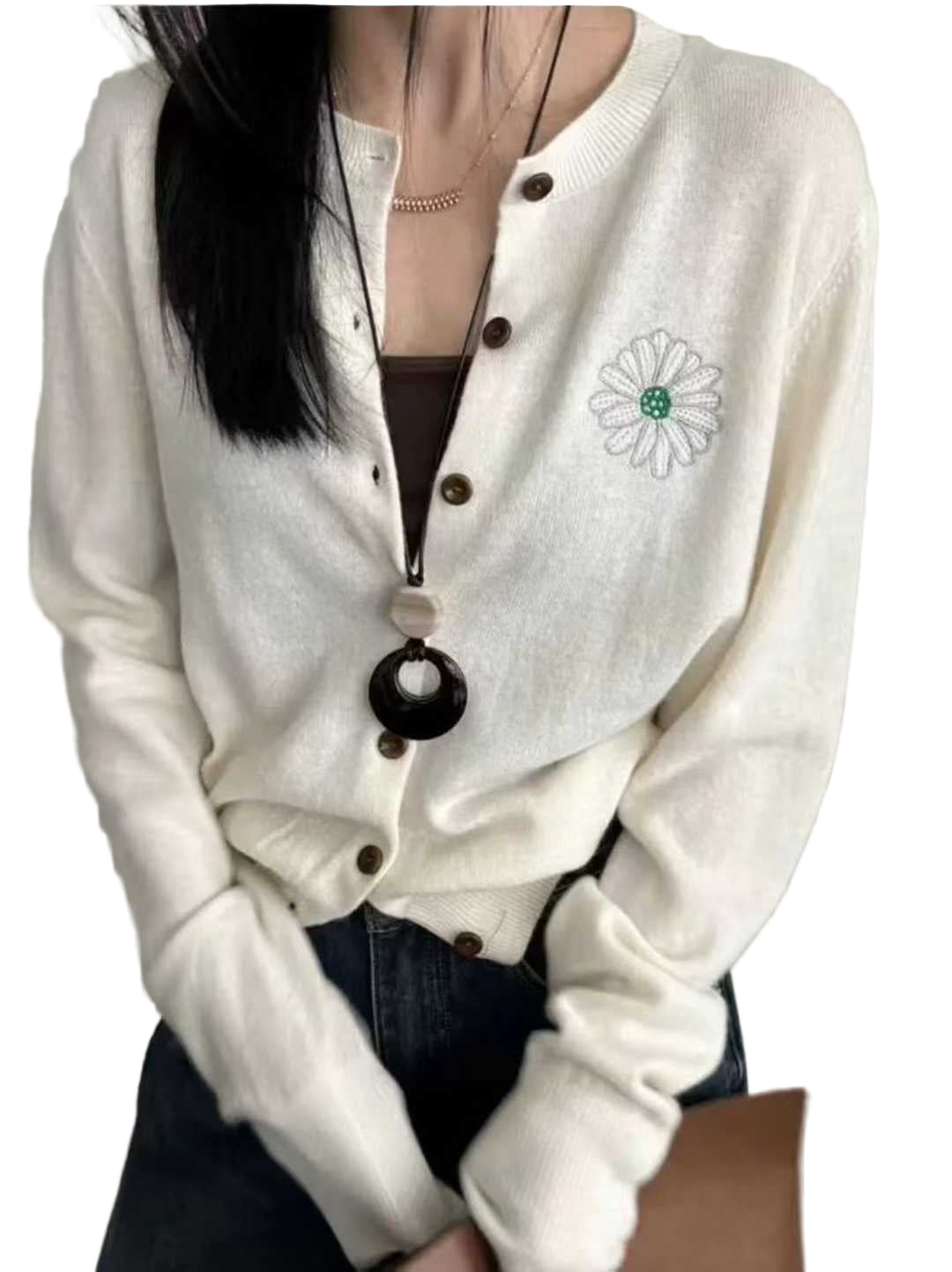 Early Autumn Idle Style Women Wear Sweater Cardigan Coat