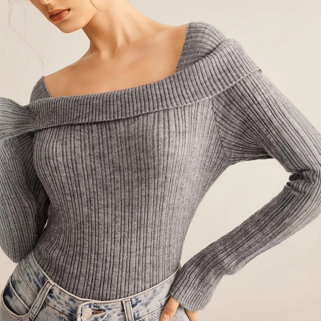 Elegant Slim Fashion Sweater Women's Clothing