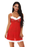 Lingerie Sleepwear Santa Christmas Suits Cosplay Stage Outfits Dress Holiday
